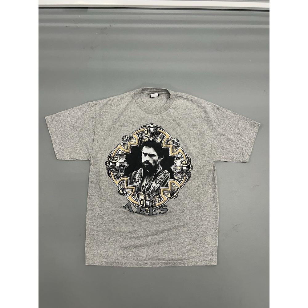 Vintage 90's XENA Warrior Princess Official Product Ares Gray T-Shirt Men's XL